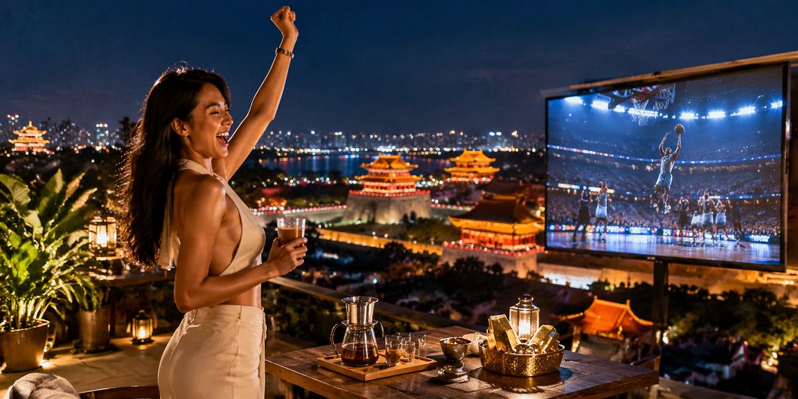Người chơi cá cược bóng rổ trên điện thoại ở Huế