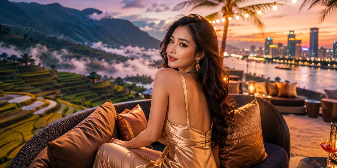 Cô gái Sài Gòn chơi slot game trực tuyến trên điện thoại di động